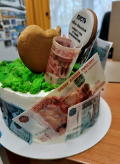 Вафельные Деньги на Торт 