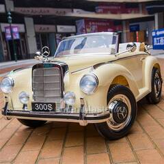 Детский электромобиль "Mercedes-Benz", LS-618, бежевый