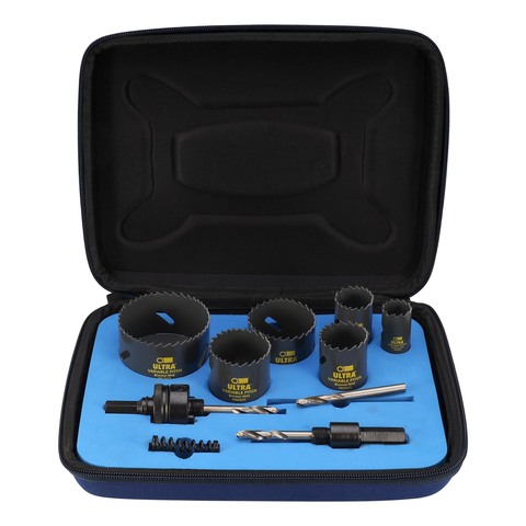 Набор коронок Bi-metall 22-68мм HSSE-Co8 10пр 4-6Tpi ULTRA SC 3831R