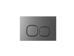 Aquatek KDI-0000060 KDI-0000060(BC-1) Панель смыва Оружейная сталь матовая ободок хром (клавиши квадрат), 162*244 мм фото