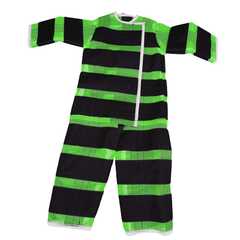 Липучий костюм зеленый, размер М, для роста 1.3м-1.55 м