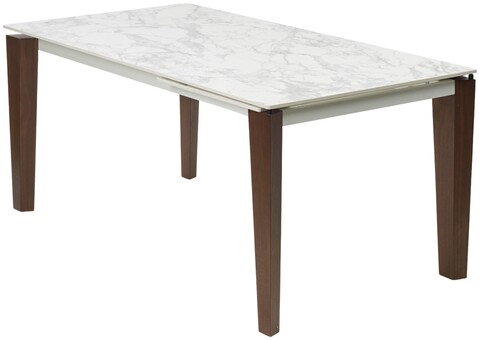 Стол М-City DISAUR Эзмир (Esmir) 180 Арабескато (Matte Arabescato Solid Ceramic), Орех