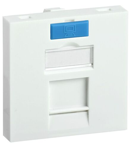 ITK Вставка 45х45мм для 1 мод. Keystone Jack с маркером