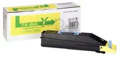 Kyocera TK-865Y - тонер-картридж желтый для МФУ Kyocera TASKalfa 250ci/300ci. Ресурс 12000 страниц