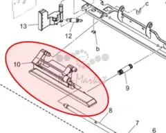 Держатель, Holder Konica Minolta AA2J563104