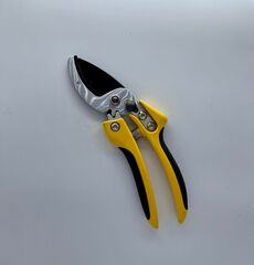 Секатор садовый усиленный, тефлоновое покрытие, прорезиненные ручки, 20,5см