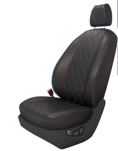 Авточехлы правый руль на 3 ряда (на заказ)