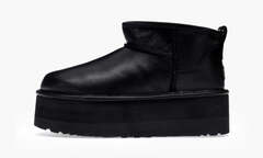 UGG Classic Ultra Mini Platform Boot WMNS "Black Leather"