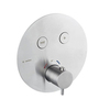 Newform X-STEEL 316 70426EX.50.050 Смеситель для душа, встраиваемый, термостатический, на 2 источника, переключение - кнопки, цвет: INOX