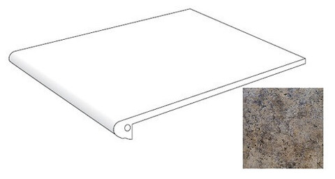 Exagres Metalica Peldano Purple 33x33x3