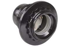 Патрон карболитовый с кольцом Е27, черный, индивид. пакет,Пкб27-04-К11 IEK EPK11-04-02-K01