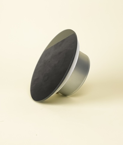 Анемостат-диффузор дизайнерский DN 100 круг черный (RAL9005) глянец