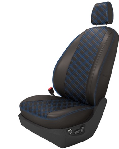 Авточехлы правый руль на 3 ряда (на заказ)