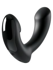 Черный вибромассажер простаты Ultimate Silicone P-Spot Massager - 