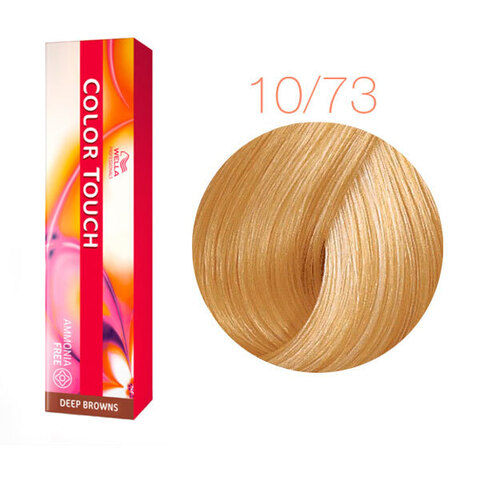 Wella Professional Color Touch Deep Browns 10/73 (Сандаловое дерево) - Тонирующая краска для волос