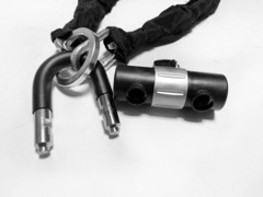 Противоугонная цепь 8 мм для мотоцикла 1,4 м
