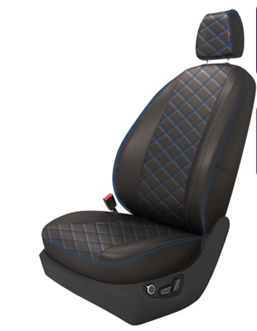 Авточехлы правый руль на 3 ряда (на заказ)