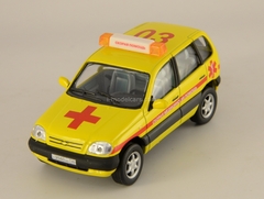 VAZ-2123 Chevrolet-Niva Police and Ambulance Cararama set 1:43