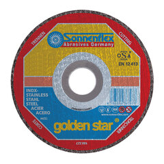 Отрезной диск по нержавейке Golden Star 115x1x22,23 AS60 QBF Sonnenflex 76706