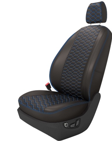 Авточехлы правый руль на 3 ряда (на заказ)