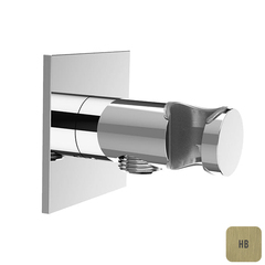 Almar E095039.HB Almar ROUND Душевое подключение с держателем круглое, квадр. отражатель, цвет High Brass фото