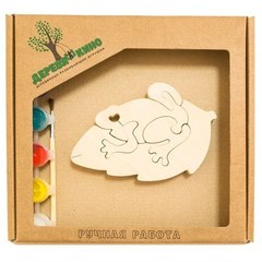 Развивающая игрушка"Жабка на листке"с красками