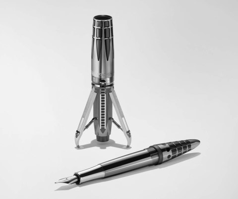 Ручка перьевая Caran d'Ache Astrograph Anthracite Ruthenium Limited Edition M (1656.481)