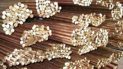 Пруток бронзовый БрХ, БРХЦр2. 15 мм - 80 мм