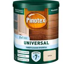 Пропитка защитная для дерева Pinotex Universal 2 в 1 берёза 0,9 л