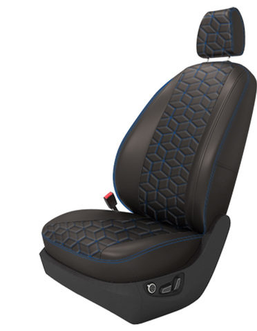 Авточехлы правый руль на 3 ряда (на заказ)