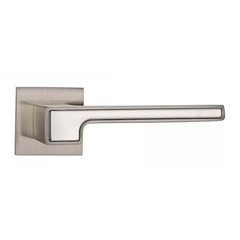 Дверная ручка Vantage V91D-CP SL (Матовый никель/Хром)