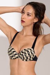 Бюстгальтер купальный с формованными чашками LISCA ICELAND 40738_Черный