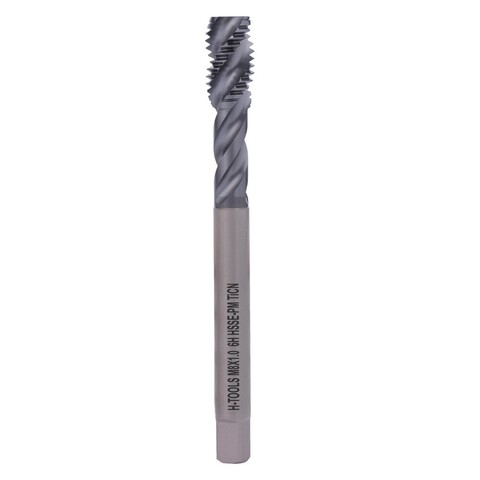 Метчик М 8,0х1,0 (Машинный, винт.) DIN374 HSSEPM-TiN 6h C/2-3P R45 90мм a=4,9 H-Tools 30153THT