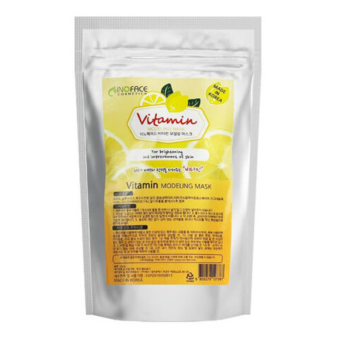 Inoface Modeling Cup Pack With Vitamin C - Осветляющая альгинатная маска с витаминами для возрастной кожи