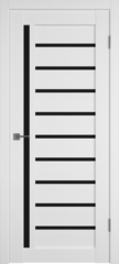 Дверь Atum 11 / Snow / Black Gloss / Владимирские двери