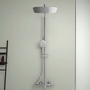 Ideal Standart A7705AA CERATHERM T100 Душевая система с телескопической штангой в комплекте с термостатическим смесителем для душа (скрытый монтаж на эксцентриках, термостатический картридж IS, новая технология, затворы на керамических дисках G1/2 18