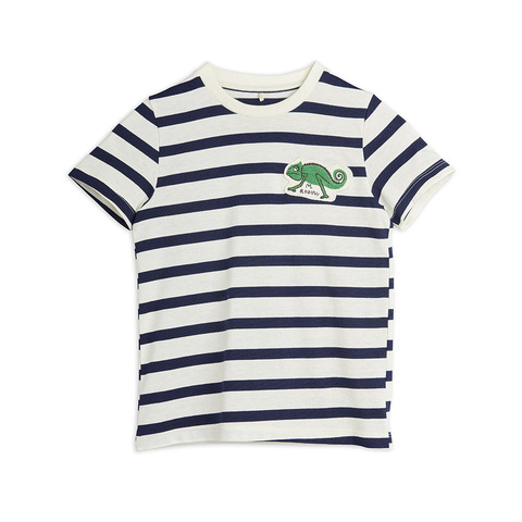 Футболка Mini Rodini Lizard Patch Blue