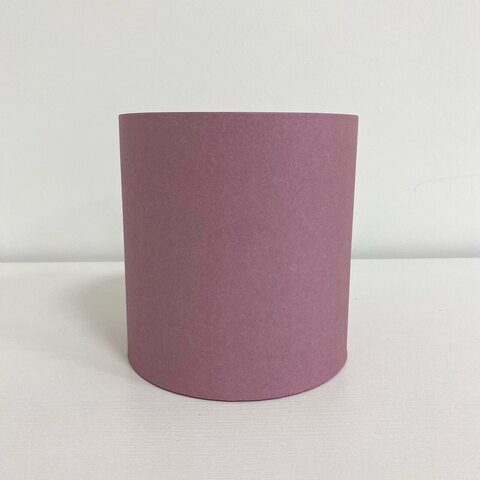 Цилиндр одиночный, 10х10 см, Тускло-амаранто-розовый, 1 шт. (без крышки)