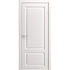 Купить Межкомнатная дверь эмаль Мадрид 2 RAL 9010 остеклённая