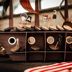 Топперы в капкейки "Пираты" 10 шт.