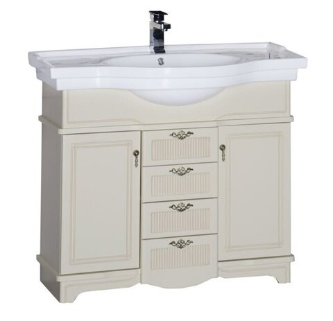 Aquanet 172698 Компл.2 - Тумба Луис 100 (007) цв.бежевый (172698)