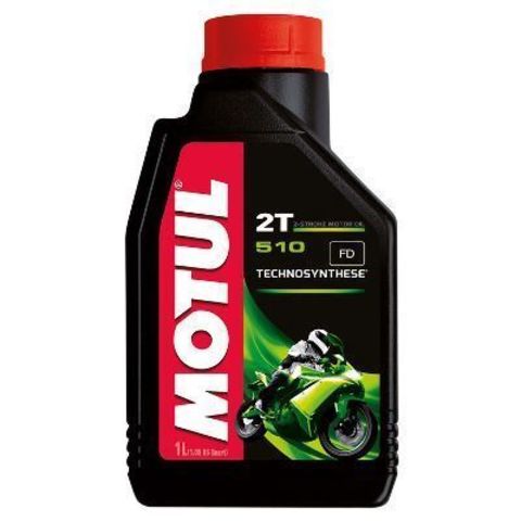 Моторное масло полусинтетика Motul 510 2T 1л для мотоцикла