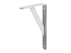 STAYER 250 х 150 х 30 х 4 мм, белый, усиленный уголок-кронштейн (37420-1)