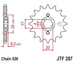 Звезда JT JTF287