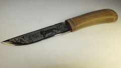 Нож туристический НС-07 (40Х10С2М) гравировка (Златоуст)