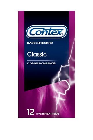 Презервативы CONTEX Classic - 12 шт. - Contex Contex Classic №12