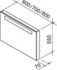 Зеркало с подсветкой 60х55 см Ravak Classic 600 X000000430