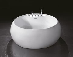 BelBagno BB30-1550 Отдельностоящая, круглая акриловая ванна, с возможностью установки смесителя на борт ванны 1550x1550x600 фото