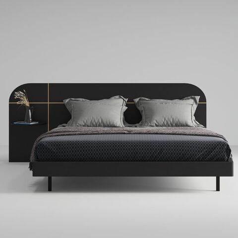 Кровать Mod 160*200 черная