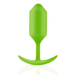 Лаймовая пробка для ношения B-vibe Snug Plug 3 - 12,7 см. - 